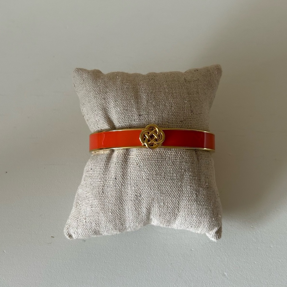 Stella and Dot Orange Lindsay Bangle